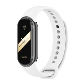 remienok na hodinky Xiaomi Smart Band 8 - RUBBER Remienok pre Xiaomi Smart Band 8 biely
