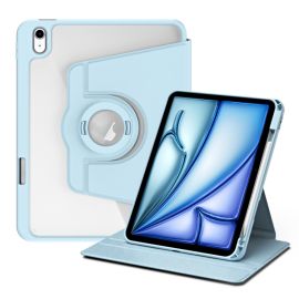 zadný kryt Apple iPad Air 11 2024 - CRYSTAL FLEXI 2v1 Zaklápacie puzdro pre Apple iPad Air 11 2025 / Air 11 2024 svetlomodré