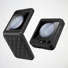 zadný kryt Samsung Galaxy Z Flip6 5G - LATTICE Ochranný obal pre Samsung Galaxy Z Flip7 FE 5G / Flip6 5G čierny