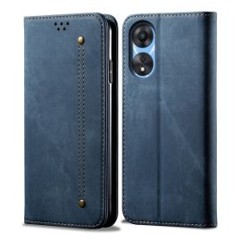 peňaženkové / vyklápacie puzdro Oppo A38 - DENIM Peňaženkový kryt pre Oppo A38 modrý