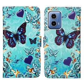 peňaženkové / vyklápacie puzdro Motorola Moto G34 5G - ART Peňaženkový kryt pre Motorola Moto G34 5G BUTTERFLY