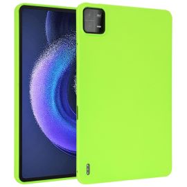 zadný kryt Xiaomi Pad 6 / Pad 6 Pro - RUBBER Ochranný kryt pre Xiaomi Pad 6 / Pad 6 Pro neónovo zelený