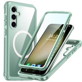 obojstranný kryt Samsung Galaxy S23 FE 5G - DUAL MAGSAFE Obojstranný ochranný kryt pre Samsung Galaxy S23 FE 5G zelený