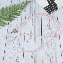 šnúrka Príslušenstvo - PROTEMIO BEADS LONG Retiazka na mobil pod zadný kryt COLORFUL