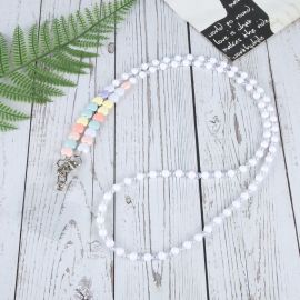 šnúrka Príslušenstvo - PROTEMIO BEADS LONG Retiazka na mobil pod zadný kryt HEART