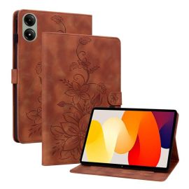 zaklápacie puzdro Xiaomi Redmi Pad 2 - ART LILY Zaklápacie puzdro pre Xiaomi Redmi Pad 2 hnedé