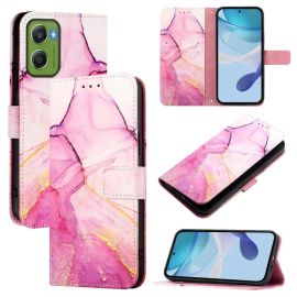 peňaženkové / vyklápacie puzdro Motorola Moto G06 - ART MARBLE Peňaženkový kryt pre Motorola Moto G06 / G06 Power PINK