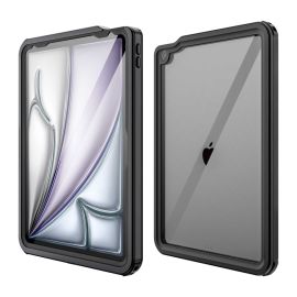 obojstranný kryt Apple iPad Air 11 2024 - REDPEPPER IP68 Vodotesné puzdro pre Apple iPad Air 11 2025 / Air 11 2024 čierne
