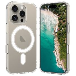 zadný kryt Apple iPhone 16 Pro - TRANSPARENT MAGSAFE Kryt pre Apple iPhone 16 Pro priehľadný