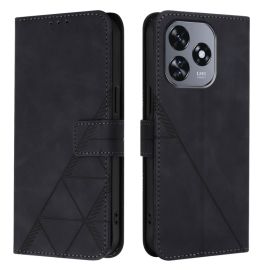 peňaženkové / vyklápacie puzdro Oukitel C51 - TRIANGLE Peňaženkové puzdro s remienkom Oukitel C51 čierne