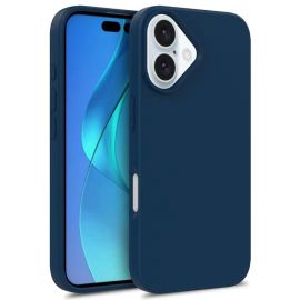 zadný kryt Apple iPhone 16 Plus - ECO RUBBER Ochranný obal Apple iPhone 16 Plus tmavomodrý