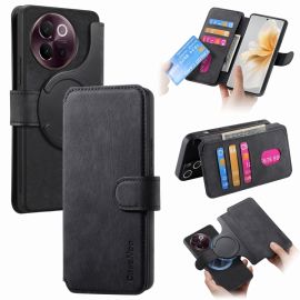 peňaženkové / vyklápacie puzdro Vivo V40 Lite 5G - CASENEO MAGSAFE Peňaženkový obal 2v1 Vivo V40 Lite 5G čierny