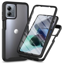obojstranný kryt Motorola Moto G54 5G - DUAL Obojstranný kryt s fóliou Motorola Moto G54 5G / G54 Power Edition 5G čierny
