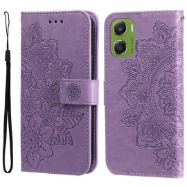 peňaženkové / vyklápacie puzdro Motorola Moto G06 - ART MANDALA Peňaženkový kryt pre Motorola Moto G06 / G06 Power fialový