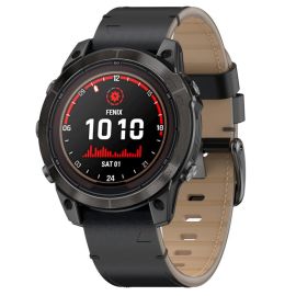 remienok na hodinky Garmin Forerunner 970 - LEATHER Kožený remienok QuickFit pre Garmin - šírka 22mm čierny