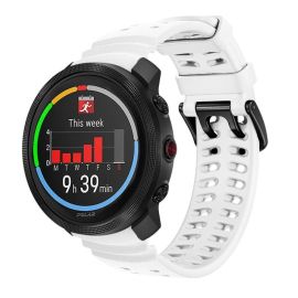remienok na hodinky Polar - SILICONE Vymeniteľný remienok pre Polar Vantage M3 biely