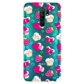 zadný kryt Xiaomi Redmi 9 - ART Silikónový kryt Xiaomi Redmi 9 CUPCAKES