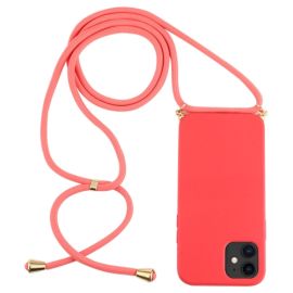 zadný kryt Apple iPhone 12 mini - ROPE Kryt so šnúrkou Apple iPhone 12 mini červený