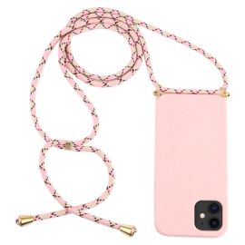 zadný kryt Apple iPhone 12 mini - ROPE Kryt so šnúrkou Apple iPhone 12 mini ružový