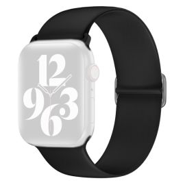 remienok na hodinky Apple Watch 6 / SE / 5 / 4 44mm / 1/2/3 42mm - ELASTIC Remienok Apple Watch Ultra 1 / 2 / 3 (49mm) / 9 / 8 / 7 (45mm) / 6 / SE / 5 / 4 (44mm) / 3 / 2 / 1 (42mm) čierny