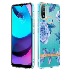 zadný kryt Motorola Moto E40 - ELECTRO Ochranný kryt Motorola Moto E20 / E30 / E40 BLUE