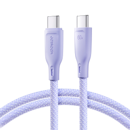 kábel USB Typ-C - JOYROOM MULTI-COLOR S-A34 Kábel USB-C 60W fialový