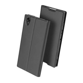 peňaženkové / vyklápacie puzdro, zaklápacie puzdro Sony - DUX Flipové puzdro Sony Xperia XA1 Plus šedé