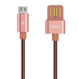 kábel microUSB - REMAX SERPENT RC-080m Dátový kábel Micro USB ružový