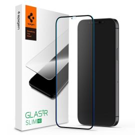 sklo / fólia Apple iPhone 12 mini - SPIGEN GLASS tR ALIGN MASTER 3D sklo Apple iPhone 12 mini čierne
