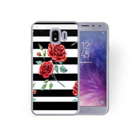 zadný kryt Kryty na mobil - PROTEMIO MY ART Ochranný kryt Samsung Galaxy J4 (J400) BLACK AND WHITE (034)