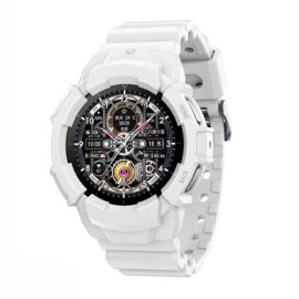 obal na hodinky, remienok na hodinky Samsung Galaxy Watch5 44mm - GLACIER Ochranné puzdro pre Samsung Galaxy Watch5 44mm biele