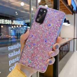 zadný kryt Samsung Galaxy Note 10 Plus - GLITTER ochranný obal Samsung Galaxy Note 10 Plus ružový