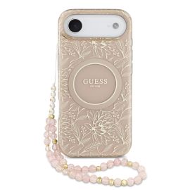 zadný kryt Apple iPhone Air - GUESS IML FLOWER STRAP Ochranný kryt Apple iPhone Air ROSE GOLD