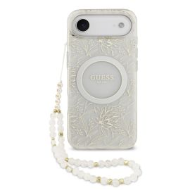 zadný kryt Apple iPhone Air - GUESS IML FLOWER STRAP Ochranný kryt Apple iPhone Air WHITE