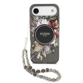 zadný kryt Apple iPhone Air - GUESS IML FLOWER STRAP Ochranný kryt Apple iPhone Air BLACK