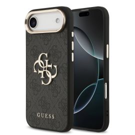 zadný kryt Apple iPhone Air - GUESS 4G METAL Ochranný obal pre Apple iPhone Air GREY