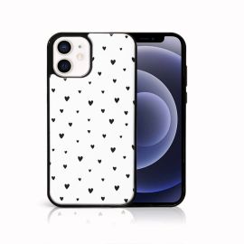 zadný kryt Apple iPhone 12 mini - MY ART Ochranný obal pre Apple iPhone 12 mini BLACK HEARTS (167)