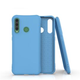 zadný kryt Huawei - RUBBER Gumený kryt Honor 20 Lite svetlomodrý