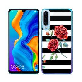 zadný kryt Huawei P30 - PROTEMIO MY ART Ochranný obal Huawei P30 BLACK AND WHITE (034)