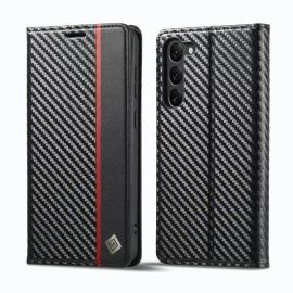 peňaženkové / vyklápacie puzdro Samsung Galaxy S23 5G - IMEEKE CARBON Peňaženkový kryt Samsung Galaxy S23 5G