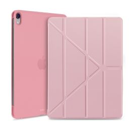 zaklápacie puzdro Apple iPad Pro 11 2020 / 2018 - LEATHER Zaklápací obal Apple iPad Pro 11 2020 / 2018 ružový