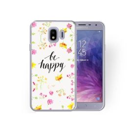 zadný kryt Kryty na mobil - PROTEMIO MY ART Ochranný kryt Samsung Galaxy J4 (J400) BE HAPPY (019)