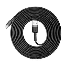 kábel USB káble - BASEUS CAFULE USB Typ-C kábel 3 metre čierny
