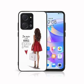 zadný kryt Huawei - MY ART Ochranný kryt pre Honor X7a RED DRESS (137)