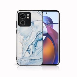 zadný kryt Motorola Edge 40 - MY ART Ochranný kryt pre Motorola Edge 40 LIGHT BLUE (149)