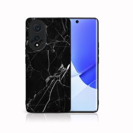 zadný kryt Huawei Nova 9 - MY ART Silikónový obal Honor 50 / Huawei Nova 9 -BLACK MARBLE (142)