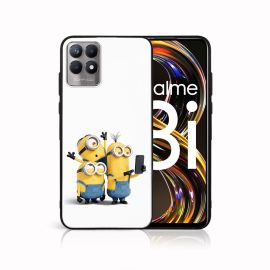 zadný kryt Realme 8i - MY ART Silikónový obal Realme 8i MINIONS SELFIE (022)