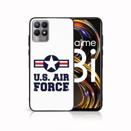 zadný kryt Realme 8i - MY ART Silikónový obal Realme 8i AIR FORCE (023)