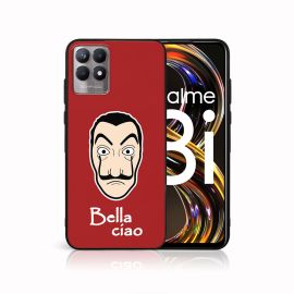 zadný kryt Realme 8i - MY ART Silikónový obal Realme 8i LA CASA DE PAPEL (027)