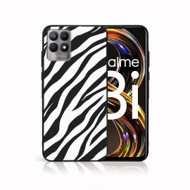 zadný kryt Realme 8i - MY ART Silikónový obal Realme 8i ZEBRA (049)